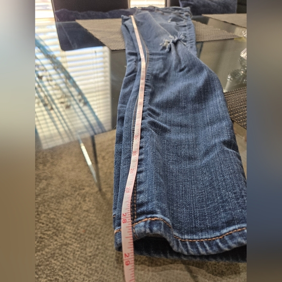 Express Legging Low Rise Ripped Pants - Picture 5 of 11